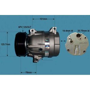 Compressor (AirCon Pump) Nissan Interstar 3.0 Dci Diesel (Apr 2004 to 2023)