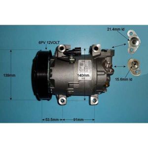 Compressor (AirCon Pump) Nissan Almera 1.5 Petrol (Jan 2002 to 2023)