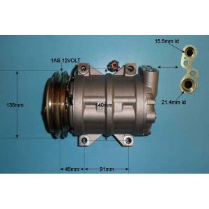 Compressor (AirCon Pump) Nissan Navara / King Cab 2.5 TD Diesel (Mar 2002 to 2023)