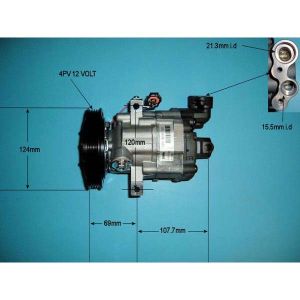 Compressor (AirCon Pump) Nissan Note 1.4 16v Petrol Automatic (Mar 2006 to Dec 2007)