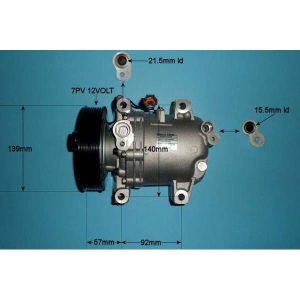 Compressor (AirCon Pump) Nissan Navara / King Cab 2.5 Dci Diesel (May 2005 to Sep 2009)