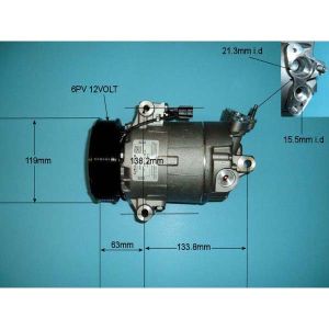 Compressor (AirCon Pump) Nissan Qashqai 2.0 Petrol (Oct 2009 to Oct 2011)
