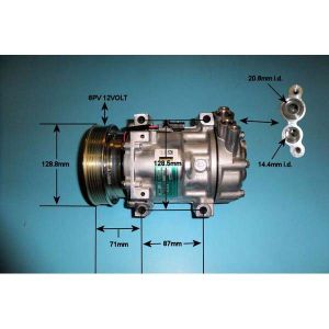 Compressor (AirCon Pump) Nissan Qashqai 1.5 Dci Diesel (Dec 2011 to Nov 2013)