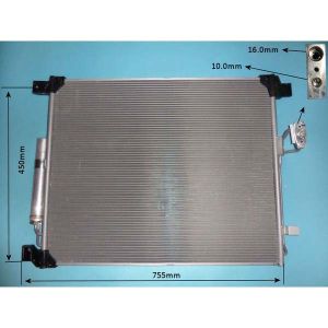 Condenser (AirCon Radiator) Nissan Navara / King Cab 2.3 Dci Diesel (Jan 2015 to 2023)