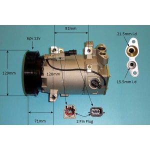 Compressor (AirCon Pump) Nissan Micra 1.5 Dci Diesel (Dec 2016 to 2023)