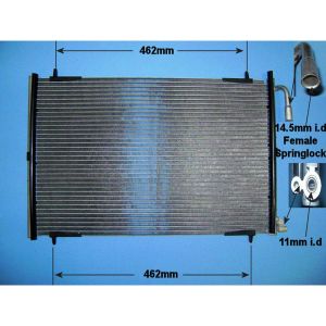 Condenser (AirCon Radiator) Peugeot 206 2.0 16v GTi Petrol (Jun 1999 to Dec 1999)