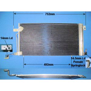 Condenser (AirCon Radiator) Peugeot 306 1.9 D Diesel (Dec 1998 to Apr 2002)