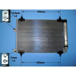 Condenser (AirCon Radiator) Peugeot 307 1.4 16v Petrol (Aug 2000 to Dec 2001)