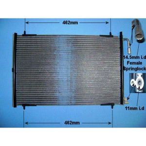 Condenser (AirCon Radiator) Peugeot 206 1.1 Petrol (Oct 2002 to Sep 2003)