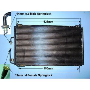 Condenser (AirCon Radiator) Peugeot 406 1.6 Petrol (Nov 1995 to Mar 1999)
