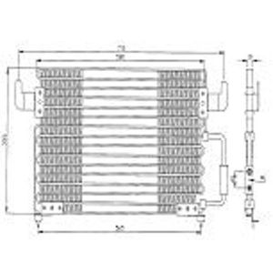 Condenser (AirCon Radiator) Peugeot 605 2.1 TD Diesel (Sep 1993 to Dec 1998)