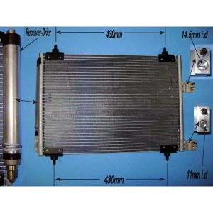 Condenser (AirCon Radiator) Peugeot 307 2.0HDi Diesel (Dec 2001 to Jun 2002)