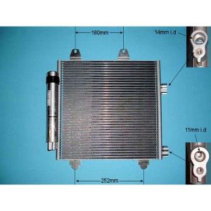 Condenser (AirCon Radiator) Peugeot 107 1.4 HDi Diesel (Jun 2005 to 2023)