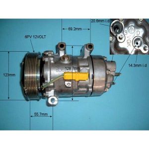 Compressor (AirCon Pump) Peugeot 307 2.0HDi Diesel (Jun 2007 to 2023)