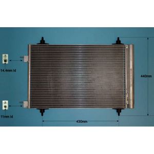 Condenser (AirCon Radiator) Peugeot 307 1.6 HDi Diesel (Dec 2004 to Jun 2007)