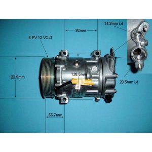 Compressor (AirCon Pump) Peugeot 208 1.4 HDi Diesel (Mar 2012 to 2023)
