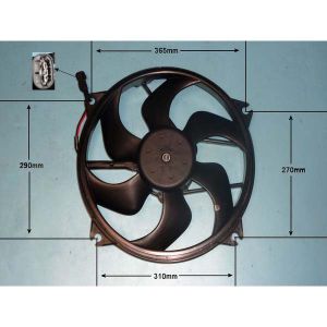 Radiator Cooling Fan Peugeot 307 1.4 16v Petrol (Sep 2004 to Apr 2005)