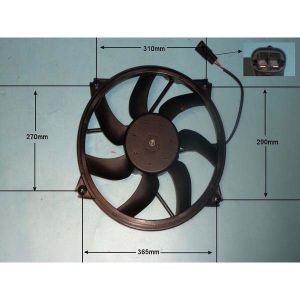 Radiator Cooling Fan Peugeot 307 1.4 16v Petrol (Sep 2004 to Apr 2005)