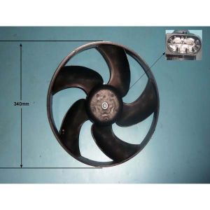 Radiator Cooling Fan Peugeot 206 1.1 Petrol (Oct 2002 to Sep 2003)