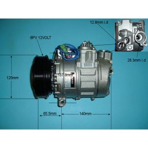 Compressor (AirCon Pump) Porsche 911 (996 Chassis) 1997-06 3.6 CARRERA 4S Petrol (Jun 2002 to Aug 2005)