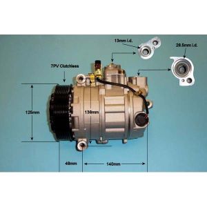 Compressor (AirCon Pump) Porsche Cayenne 4.5 Non Turbo Petrol (Dec 2006 to Sep 2010)