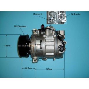 Compressor (AirCon Pump) Porsche Cayenne 3.2 Petrol (Oct 2003 to Dec 2006)