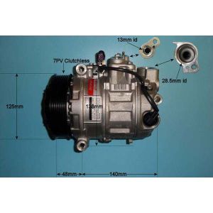 Compressor (AirCon Pump) Porsche Cayenne 4.8 Turbo Petrol (Jun 2010 to 2023)