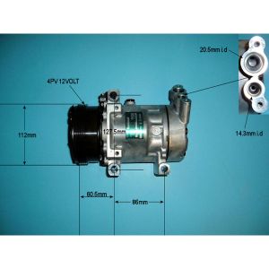 Compressor (AirCon Pump) Renault Clio MK2 1.2 Petrol (Jun 2000 to Oct 2006)