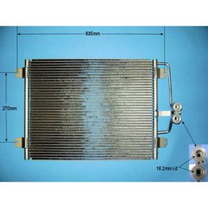 Condenser (AirCon Radiator) Renault Megane 1.4 16v Petrol (Jan 2001 to Jan 2002)