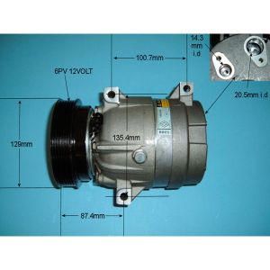 Compressor (AirCon Pump) Renault Megane 1.4 16v Petrol (Mar 1999 to Jan 2001)