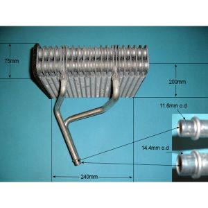 Evaporator Renault Megane 2.0 16v Petrol (Jan 2001 to Jan 2002)