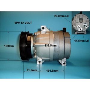 Compressor (AirCon Pump) Renault Laguna MK2 1.6 16v Petrol (Mar 2001 to Mar 2004)