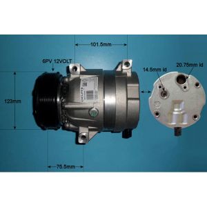 Compressor (AirCon Pump) Renault Laguna MK2 1.9DCI Diesel (Feb 2001 to Mar 2004)