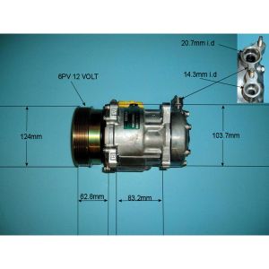 Compressor (AirCon Pump) Renault Laguna MK2 3.0 V6 Petrol (Mar 2004 to Oct 2007)