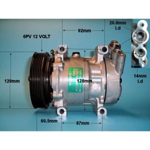 Compressor (AirCon Pump) Renault Kangoo FC0/1 Express 1.9 DTI Diesel (Dec 1998 to Feb 2003)