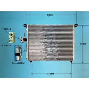 Condenser (AirCon Radiator) Renault Megane Scenic 1.9 D Diesel (Mar 1997 to Oct 1998)
