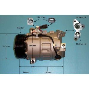 Compressor (AirCon Pump) Renault Fluence 2.0 16v Petrol (Mar 2011 to 2023)