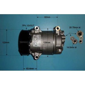 Compressor (AirCon Pump) Renault Clio MK3 2.0 16v Petrol (Jun 2005 to 2023)