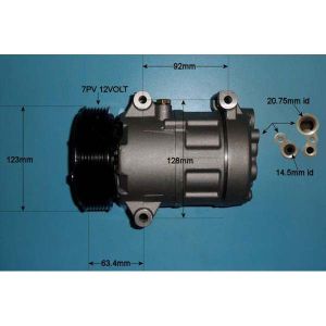Compressor (AirCon Pump) Renault Clio MK3 2.0 16v Petrol (Jun 2005 to 2023)
