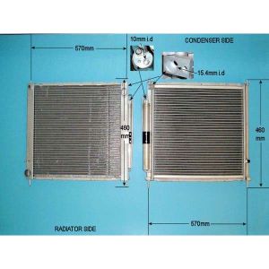 Condenser (AirCon Radiator) Renault Clio MK3 1.4 16v Petrol (Jun 2005 to 2023)