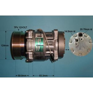 Compressor (AirCon Pump) Renault Master 3.0 DCI Diesel (Apr 2004 to Jun 2005)