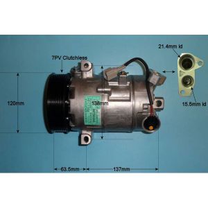 Compressor (AirCon Pump) Renault Grand Scenic 1.4 16v Petrol (Feb 2009 to Dec 2010)