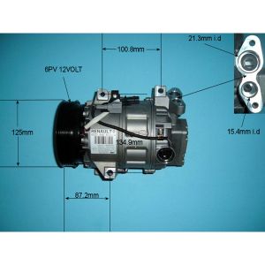 Compressor (AirCon Pump) Renault Fluence 1.6 16v Petrol (Feb 2010 to Mar 2011)