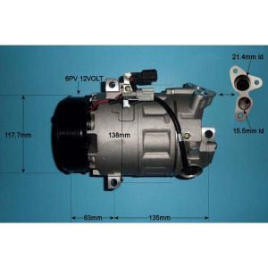 Compressor (AirCon Pump) Renault Grand Scenic 2.0 16v Petrol (Jan 2011 to 2023)
