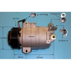 Compressor (AirCon Pump) Renault Koleus 2.0 DCi Diesel (Sep 2008 to 2023)