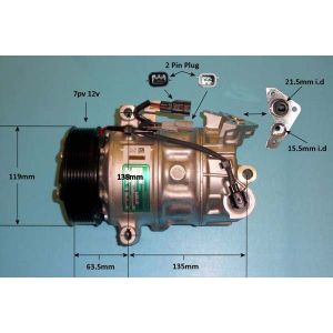 Compressor (AirCon Pump) Renault Grand Scenic 1.2 Tce Petrol (Sep 2016 to 2023)