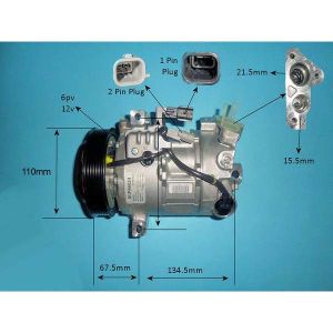 Compressor (AirCon Pump) Renault Kadjar 1.6 TCe Petrol (Nov 2016 to 2023)