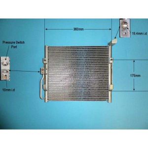 Condenser (AirCon Radiator) Rover 45 1.6 16v Petrol Automatic (Dec 1999 to 2023)