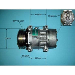 Compressor (AirCon Pump) Rvi Truck Premium MK1 Diesel (2000 to 2023)