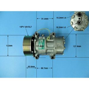 Compressor (AirCon Pump) Rvi Truck Midlum 160.12 Diesel (May 2006 to 2023)